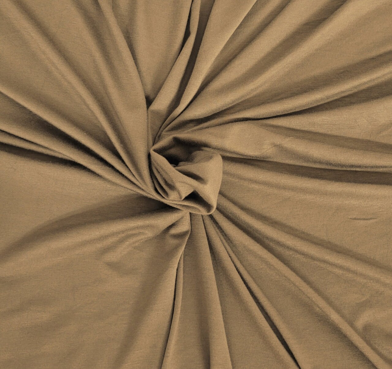 1 Yard Mocha Bamboo Spandex Jersey Knit Fabric for Dresses Pajamas Babywear and Accessories 60 Inch Width